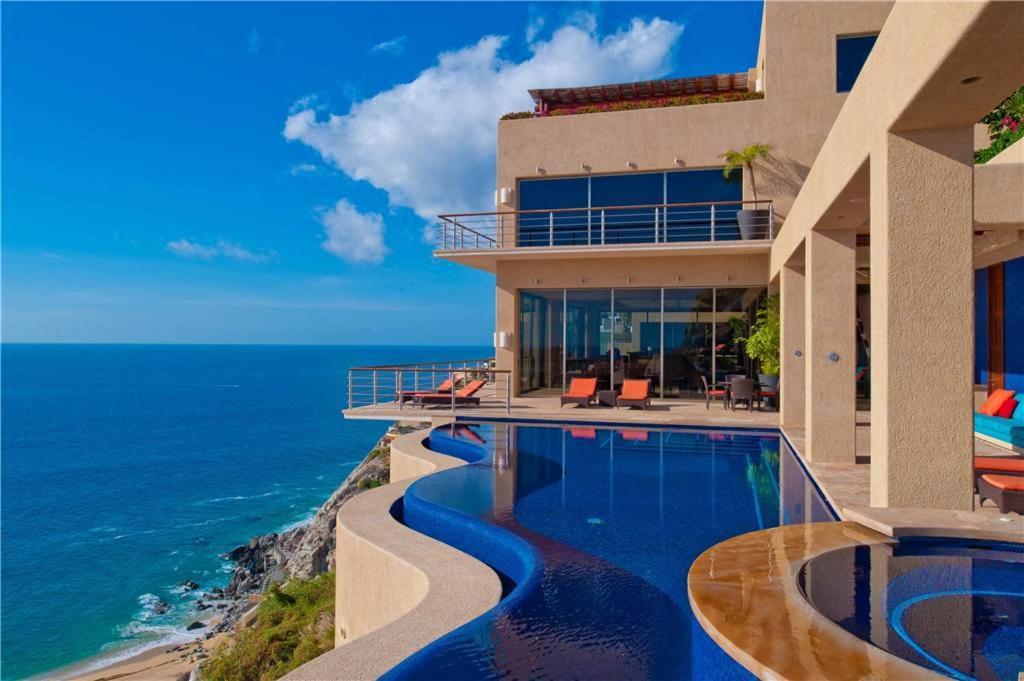 Luxurious Hillside Oceanfront 8 Bedroom Villa Bellissima Кабо Сан Лукас Екстериор снимка